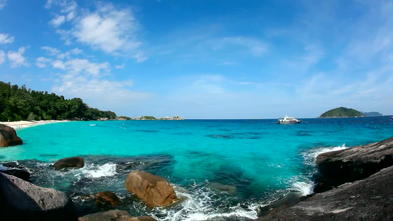   Stock Footage Tropical Beach Landscape Live Wallpaper