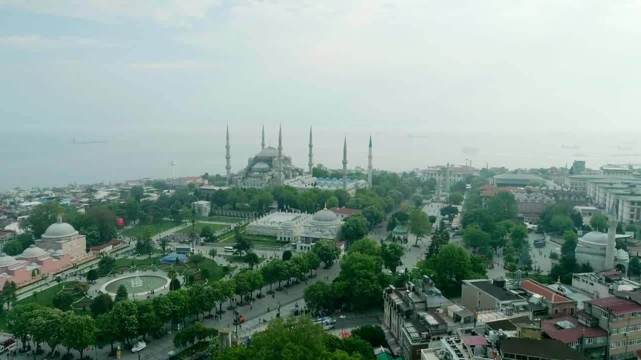   Stock Footage Trees Surrounding A Mosque Live Wallpaper