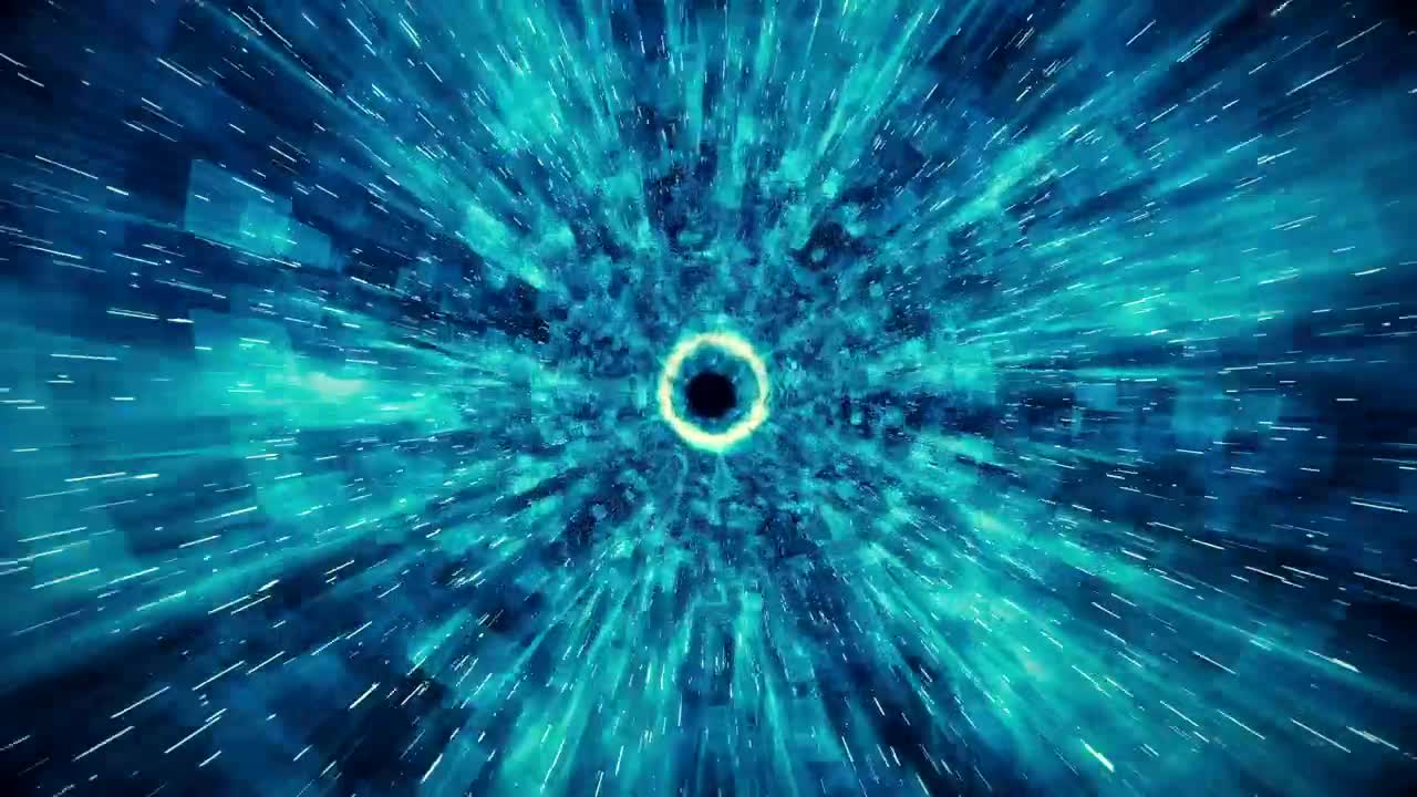  Stock Footage Traveling Through A Tunnel At High Speed In Space Live Wallpaper