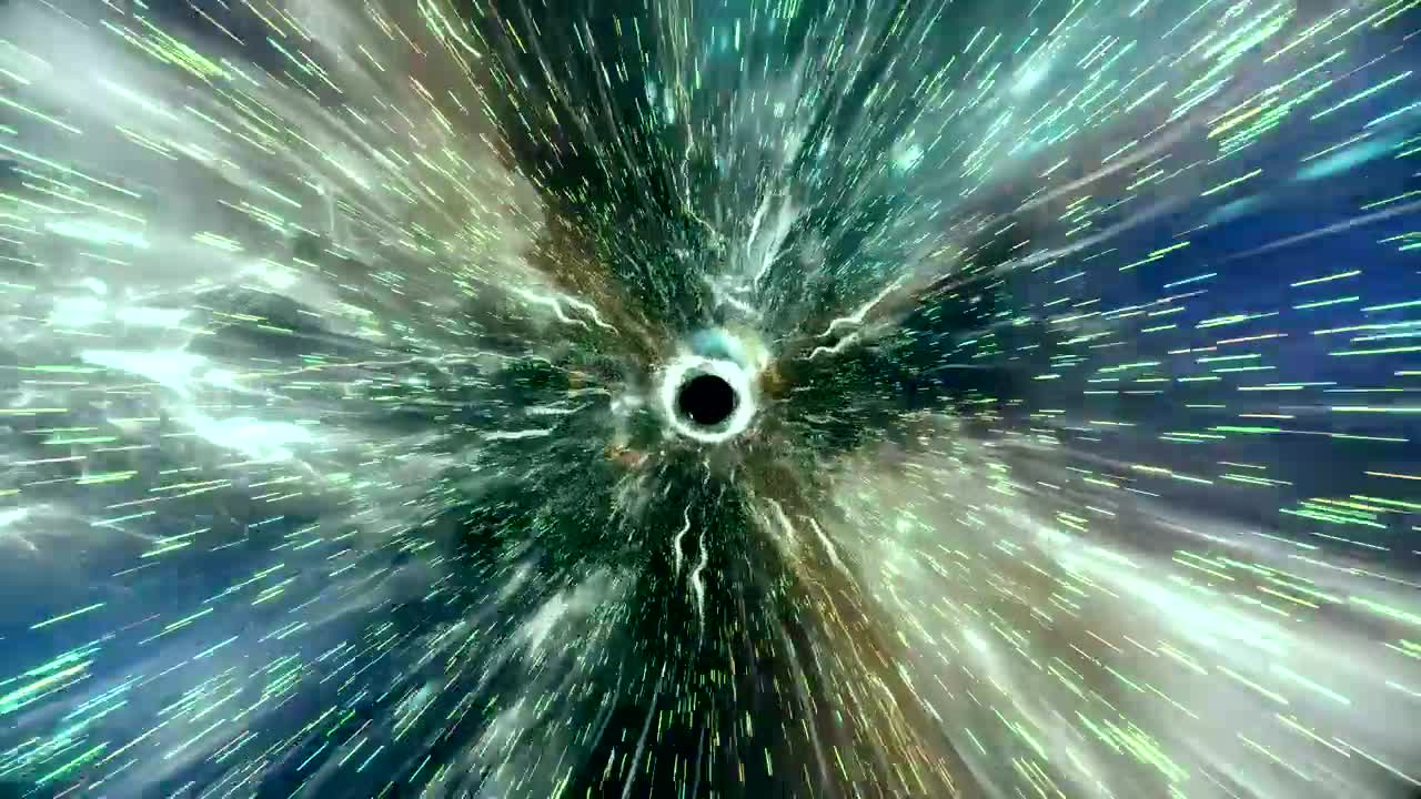   Stock Footage Traveling Through A Galactic Worm Tunnel Live Wallpaper
