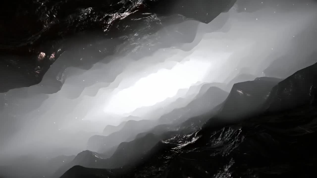   Stock Footage Traveling In A Foggy Cave Live Wallpaper