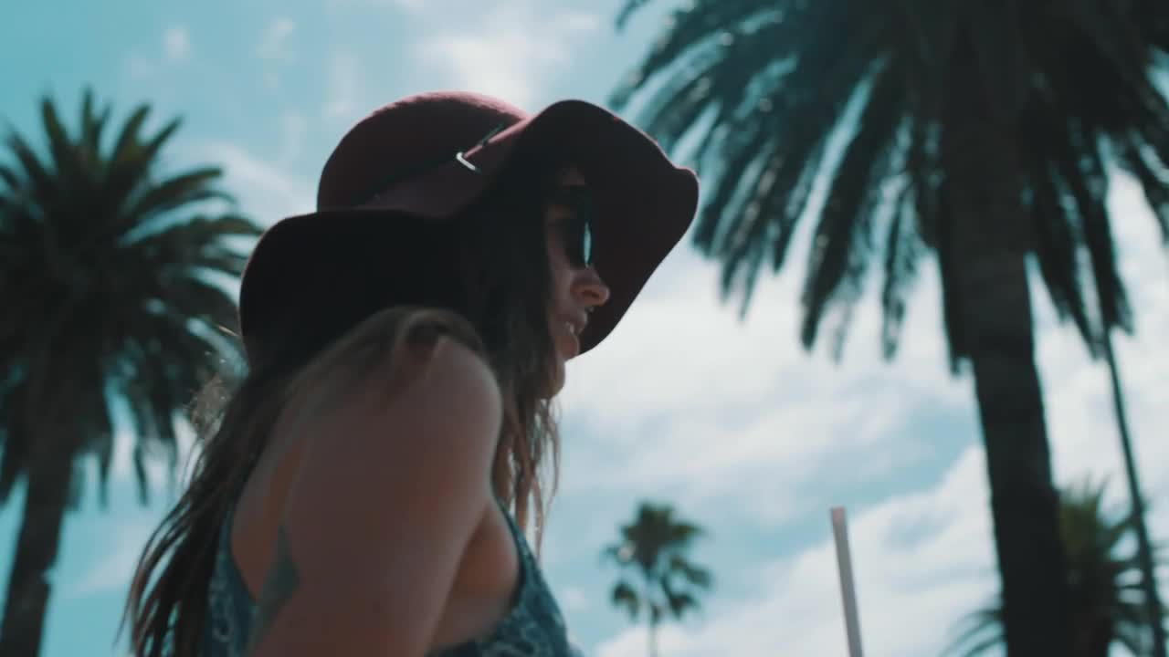 Stock Footage Woman Drinking A Juice Live Wallpaper Free