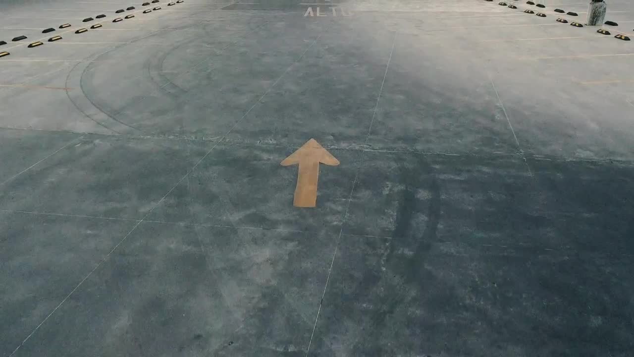 Stock Footage Woman Jogs In Parking Lot Live Wallpaper Free