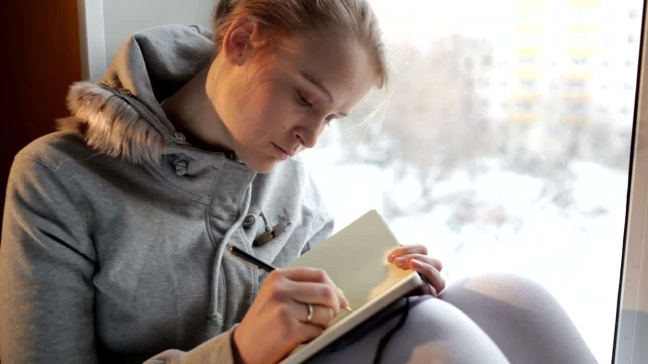 Stock Footage Writing In A Diary Live Wallpaper Free