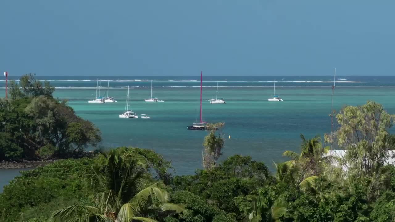Stock Footage Yachts Moving In The Waves Live Wallpaper Free