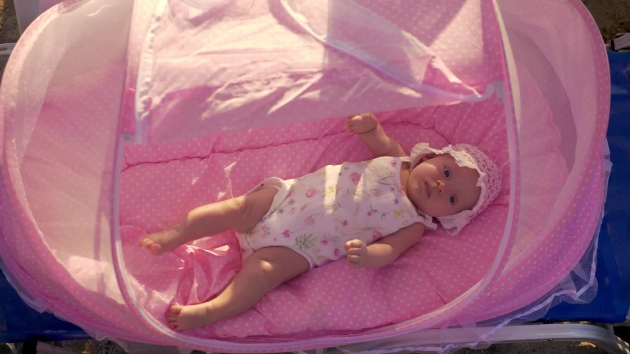 Stock Footage Young Baby Resting In The Shade Live Wallpaper Free