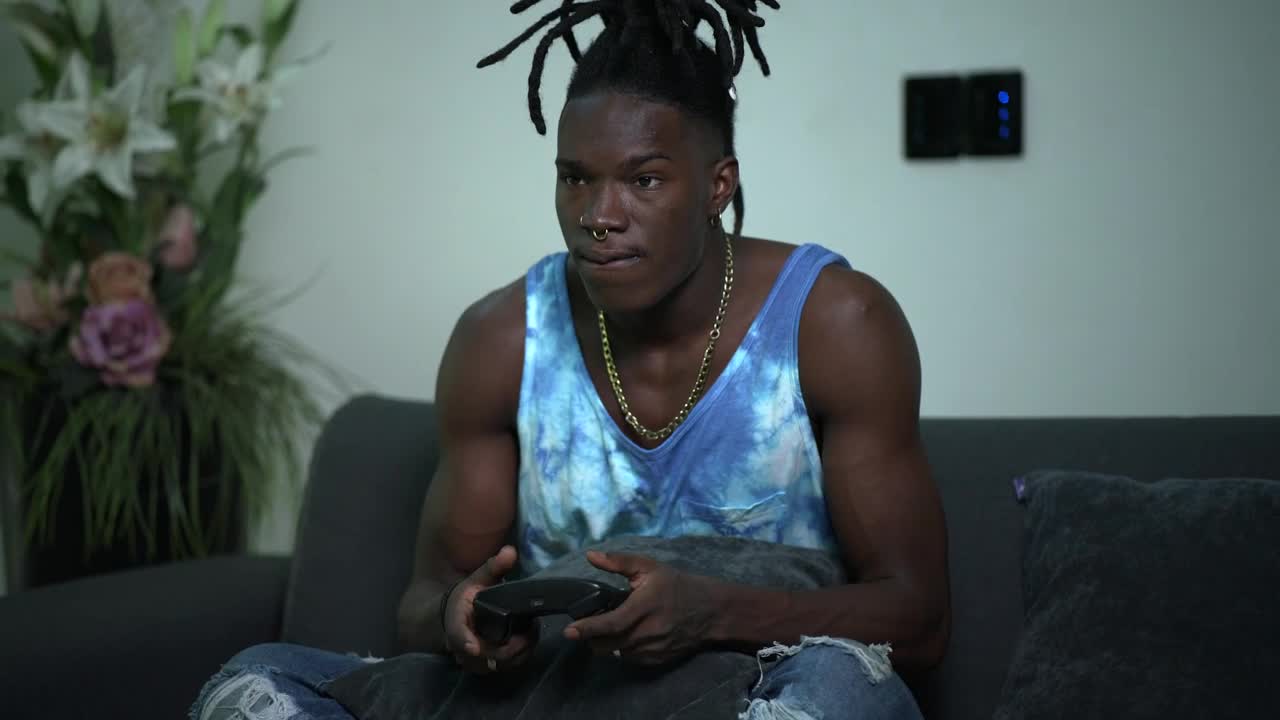 Stock Footage Young Man Gets Upset After Losing In A Video Game Live Wallpaper Free