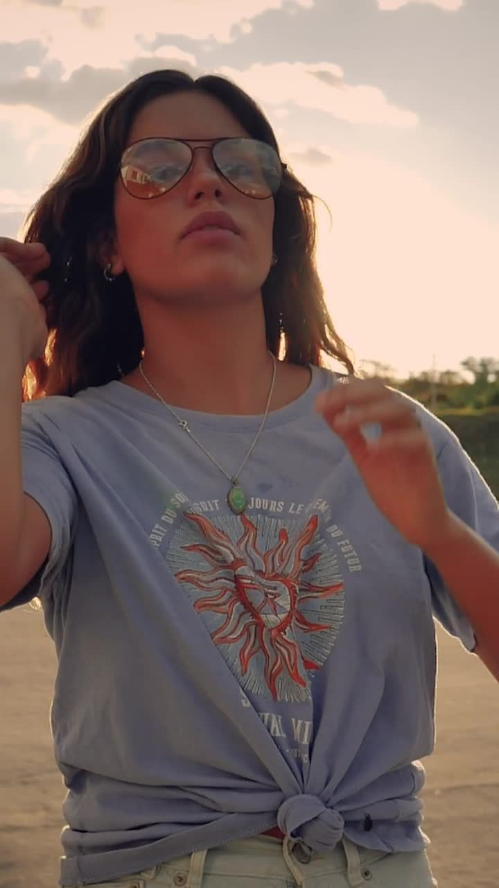 Stock Footage Young Girl With Glasses Combing Hair Live Wallpaper Free