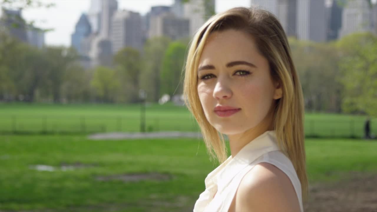 Stock Footage Woman Shaking Her Head At The Camera Live Wallpaper Free