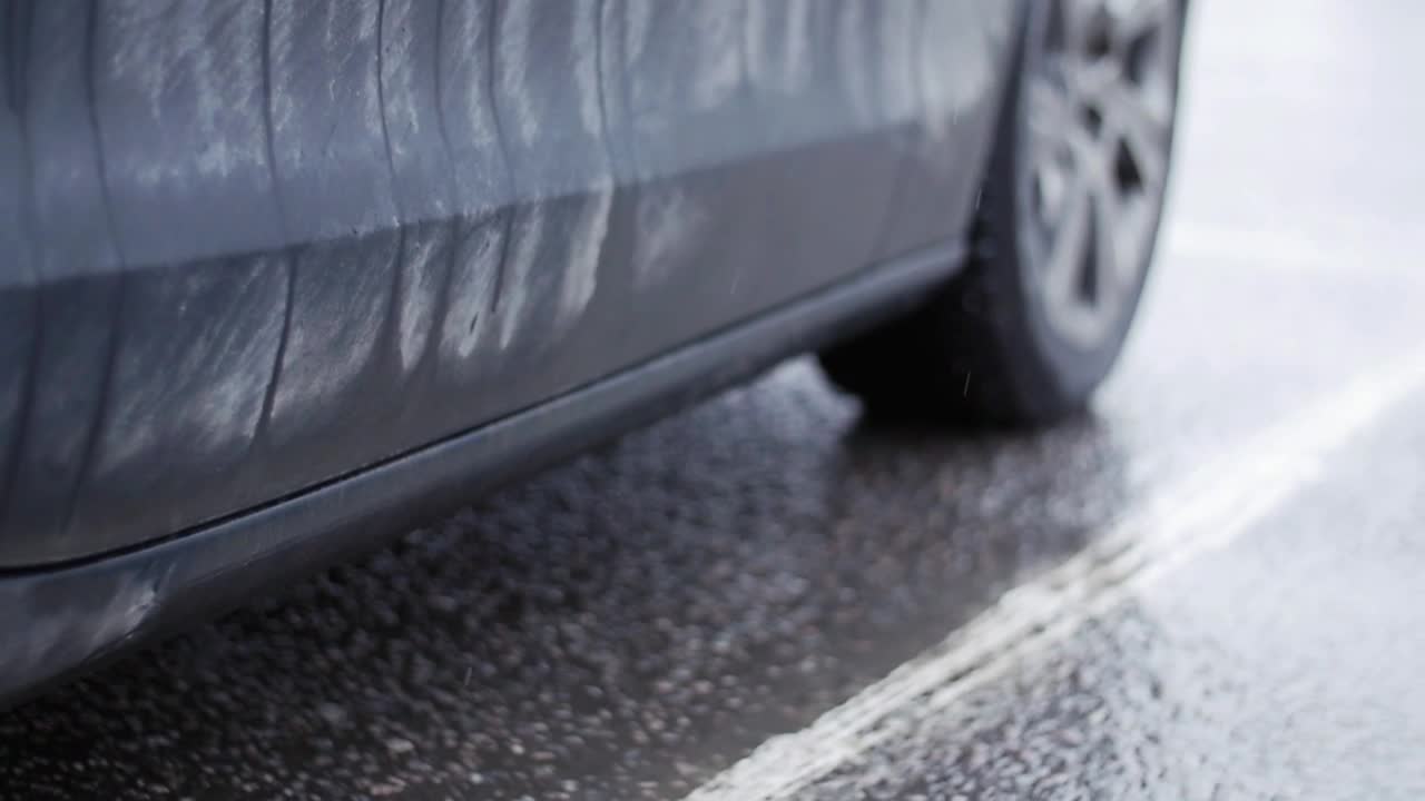 Stock Footage Woman With Black Shoes Leaving A Car Live Wallpaper Free