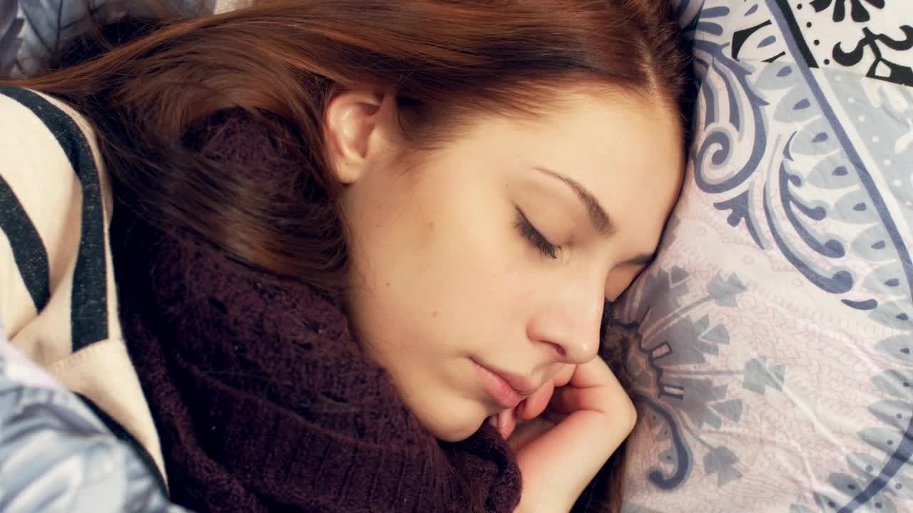 Stock Footage Woman Sleeping During The Day Live Wallpaper Free