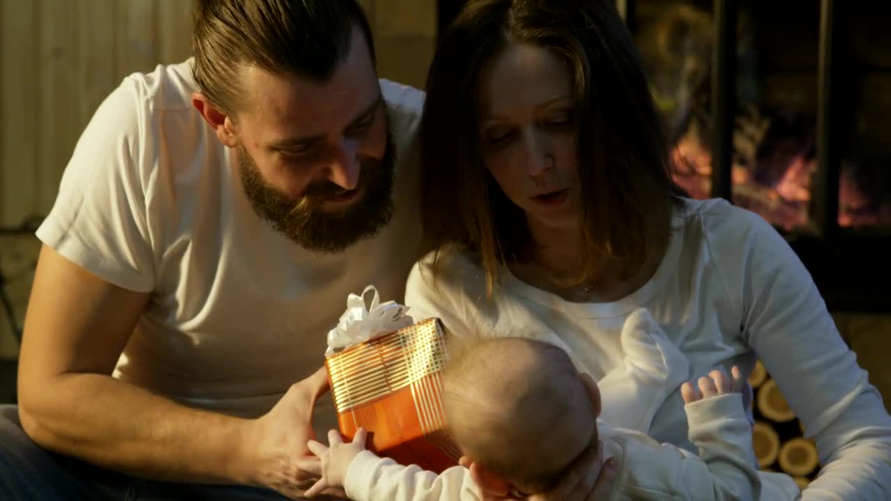 Stock Footage Young Parents With Their Newborn Live Wallpaper Free