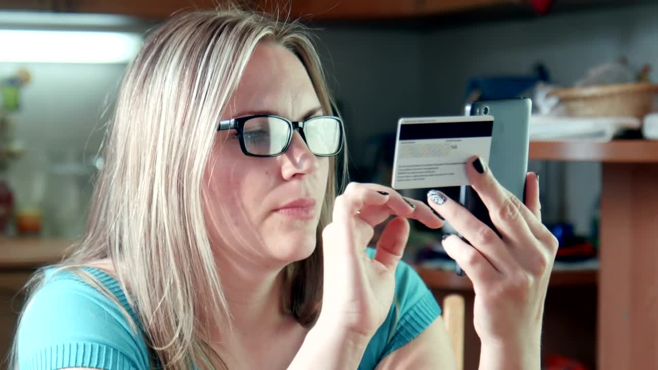 Stock Footage Young Woman Shopping Online With A Smartphone Live Wallpaper Free