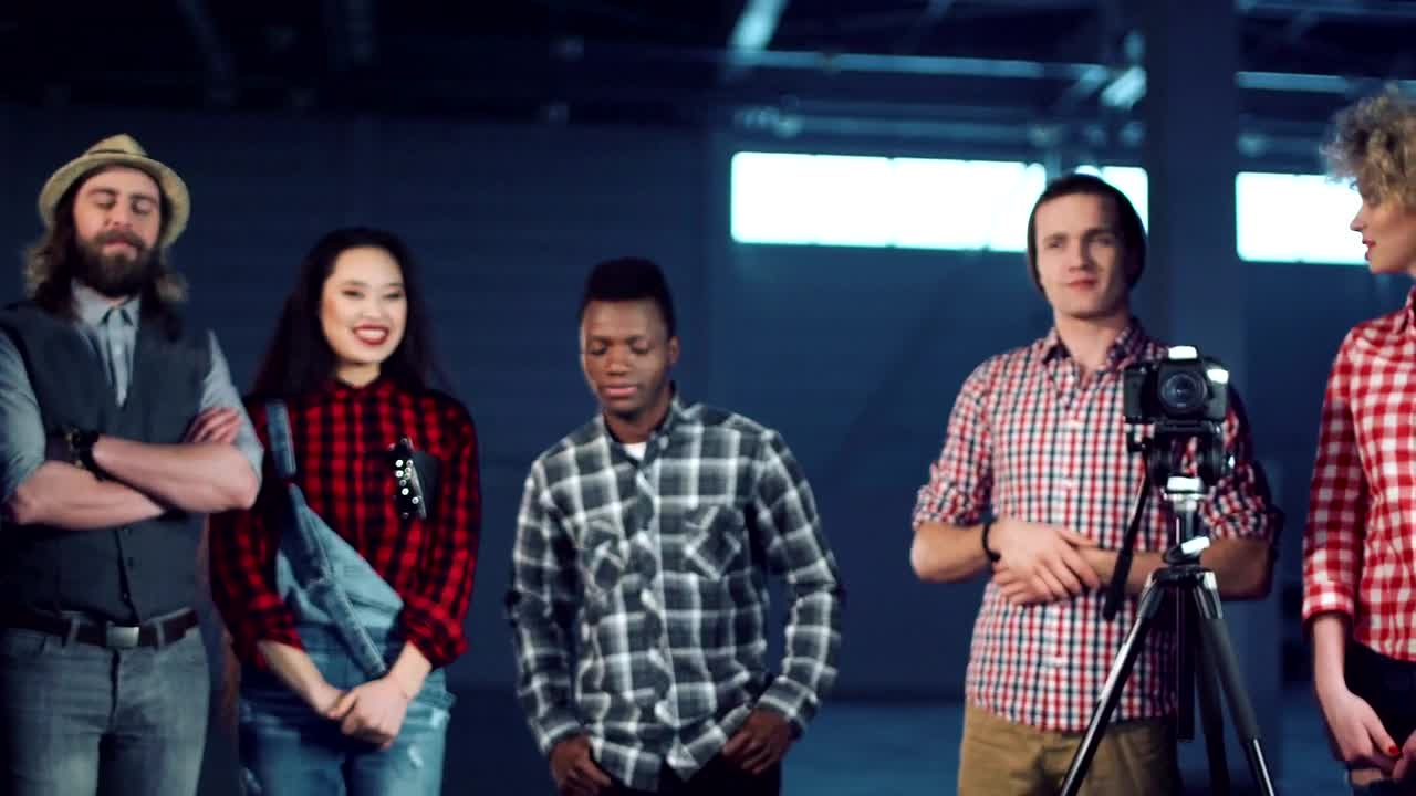 Stock Footage Young Man Checking A Composition With Fingers Live Wallpaper Free