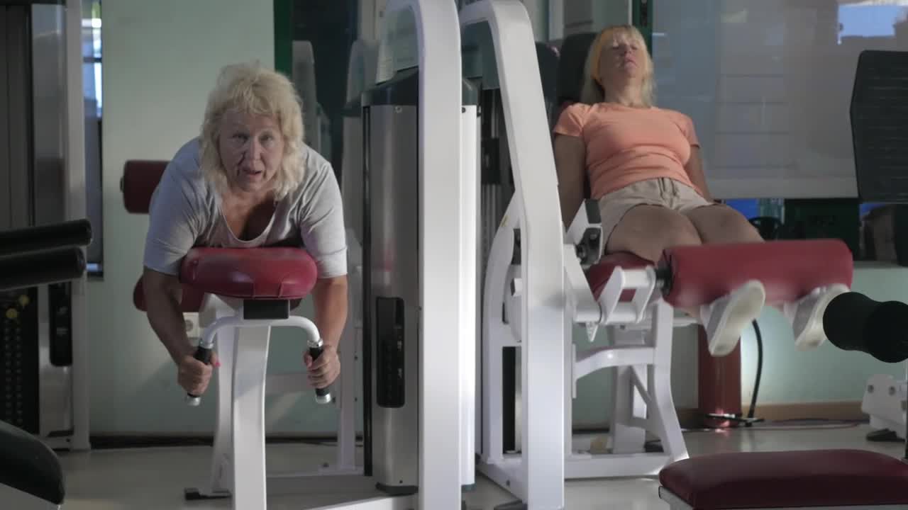 Stock Footage Women Doing Leg Exercises In A Hotel Live Wallpaper Free