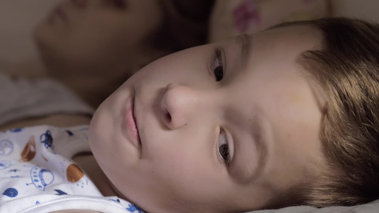 Stock Footage Young Boy Waking Up Early Live Wallpaper Free