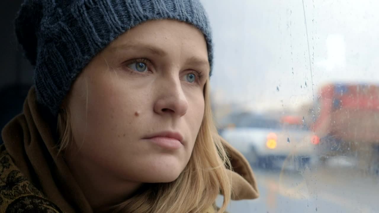 Stock Footage Woman Travelling On A City Bus Live Wallpaper Free