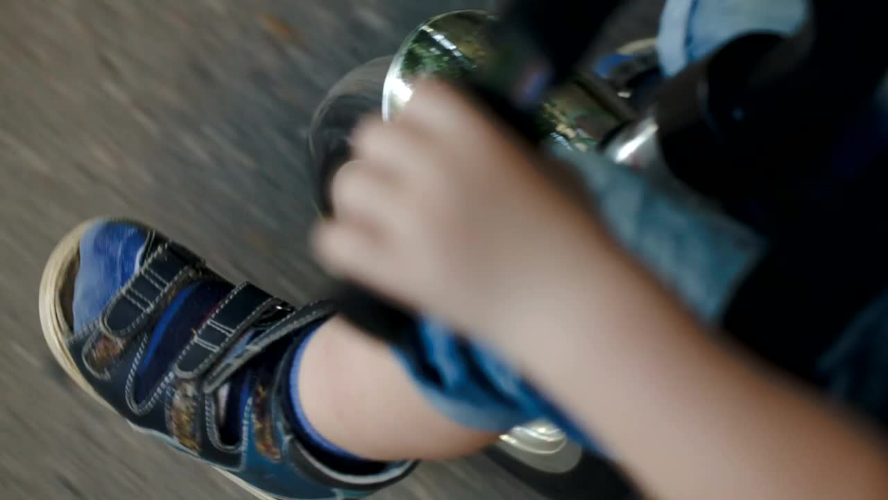Stock Footage Young Child Riding A Small Bike Live Wallpaper Free