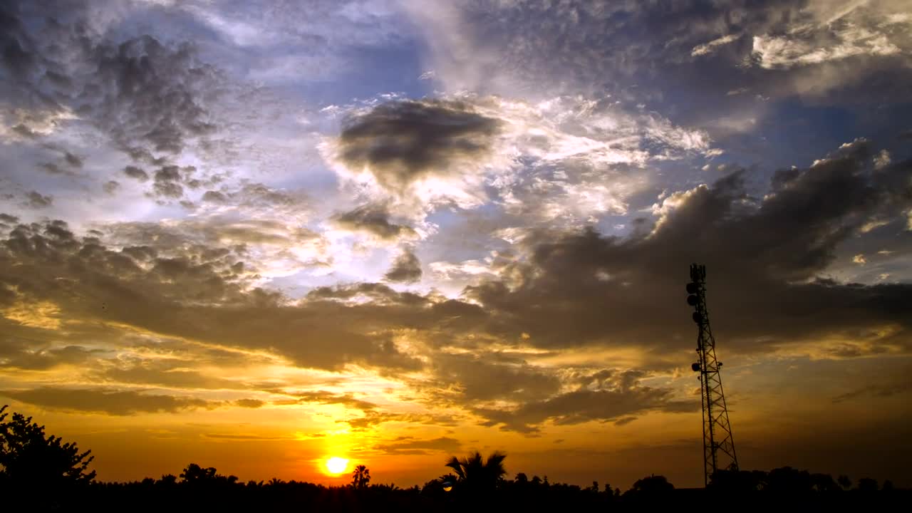 Stock Footage Zooming Towards The Sunset Live Wallpaper Free