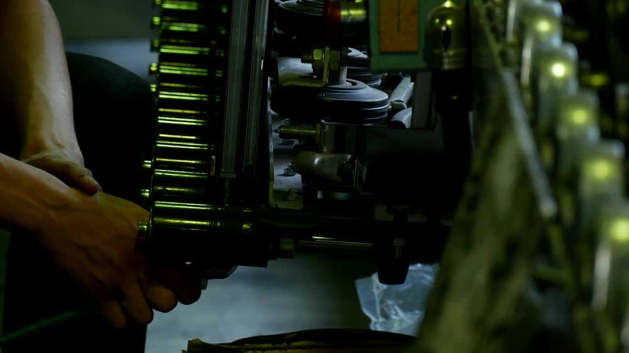 Stock Footage Working On A Mechanical Machine Live Wallpaper Free