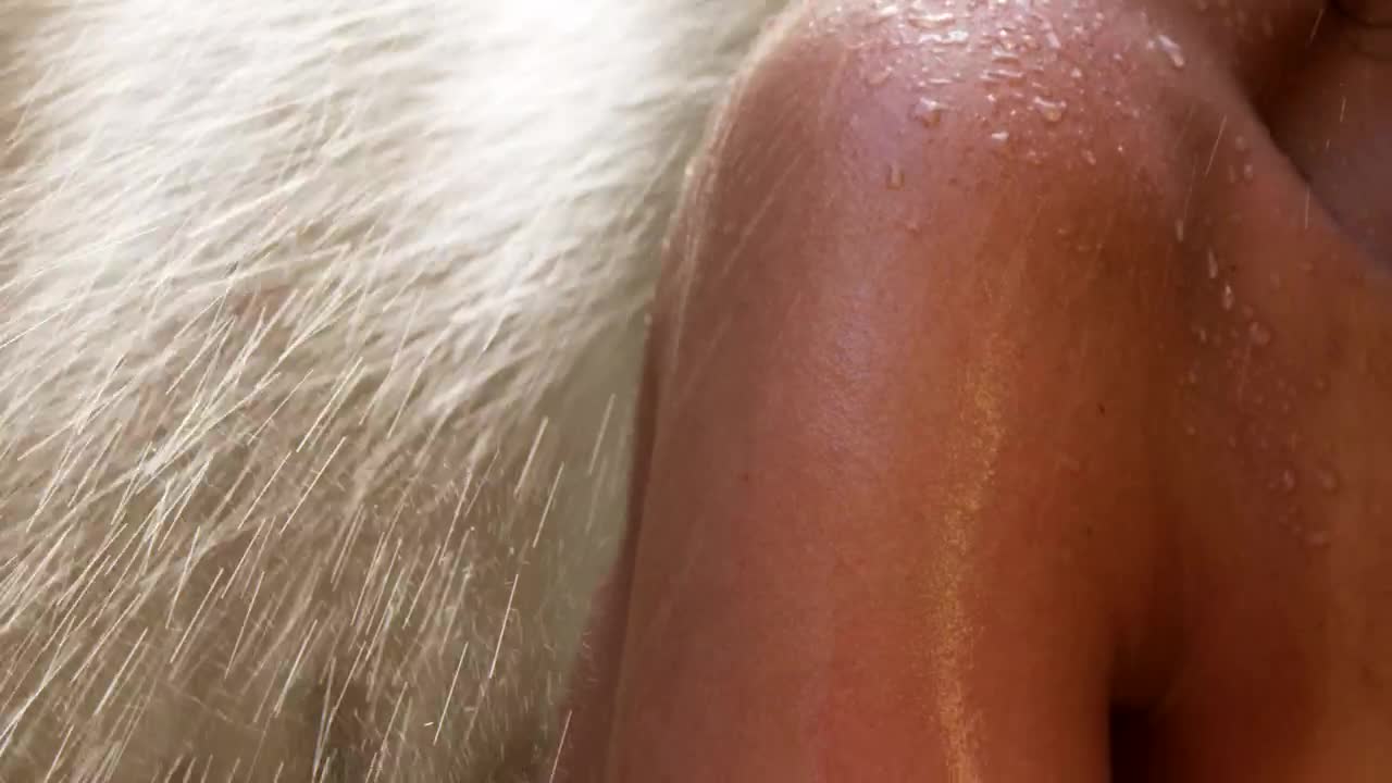 Stock Footage Woman Taking A Cold Shower Live Wallpaper Free