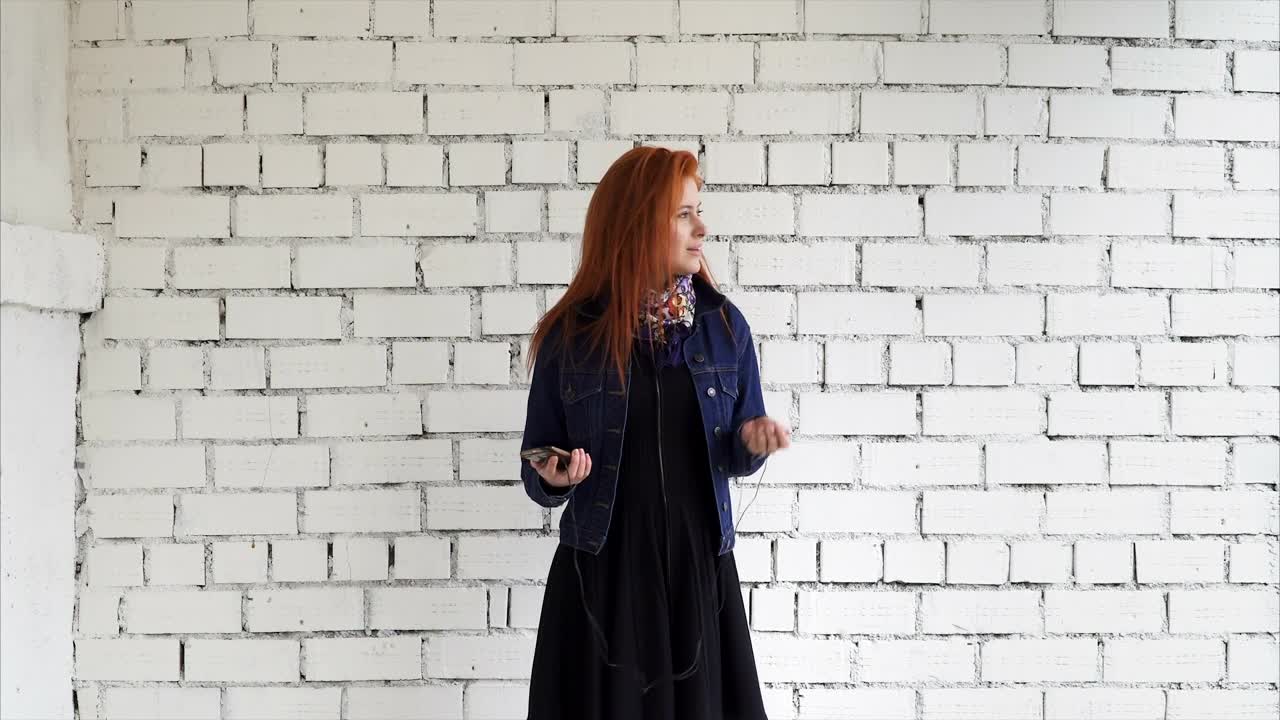 Stock Footage Woman Dancing With Her Smartphone Live Wallpaper Free