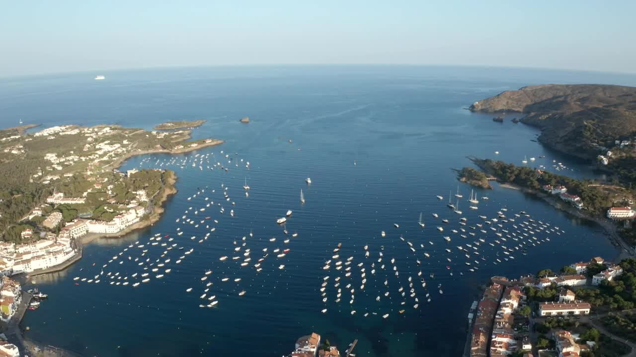 Stock Footage Yachts Inside A Bay Live Wallpaper Free