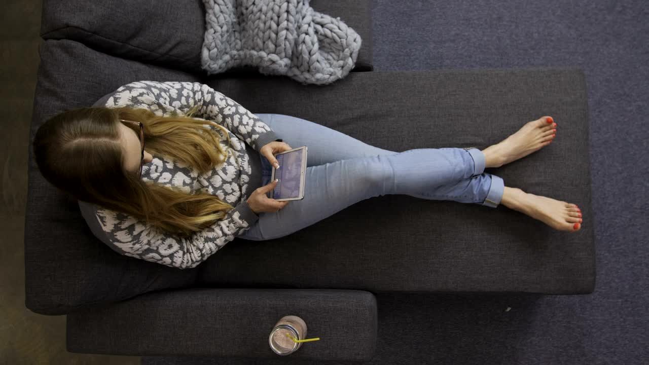 Stock Footage Woman Writing On A Tablet Live Wallpaper Free