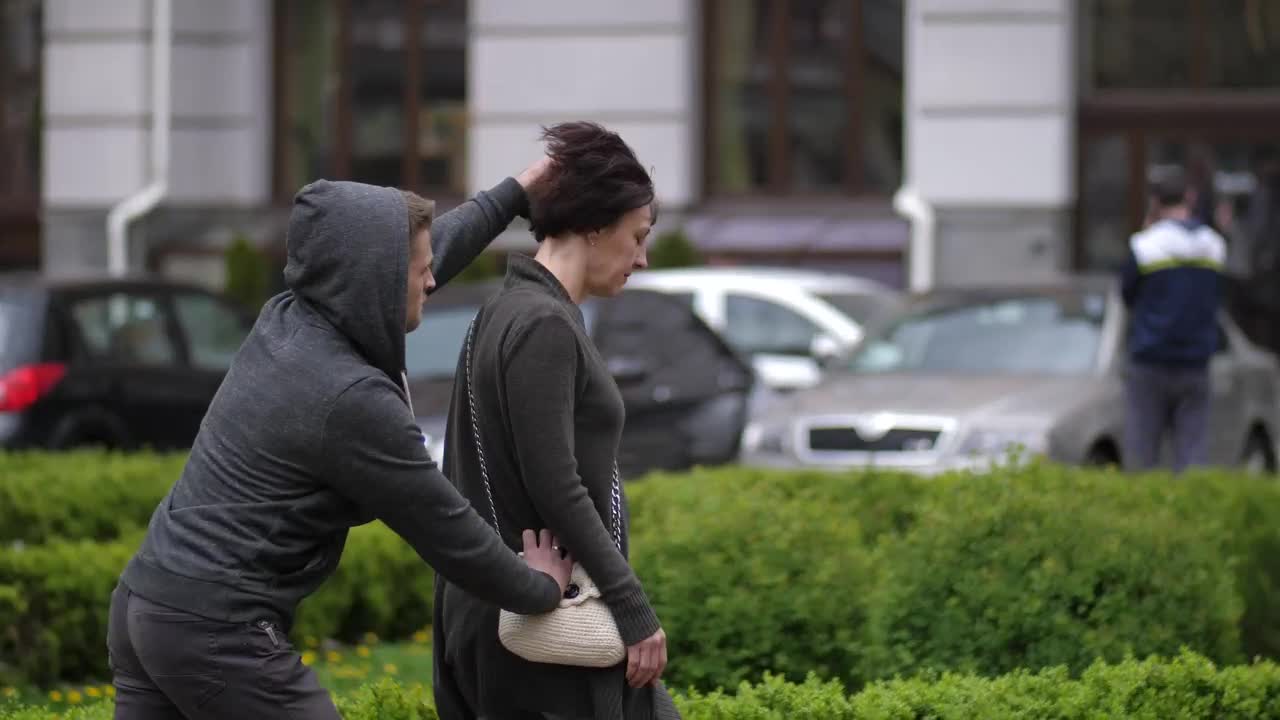 Stock Footage Woman Defending Herself Live Wallpaper Free