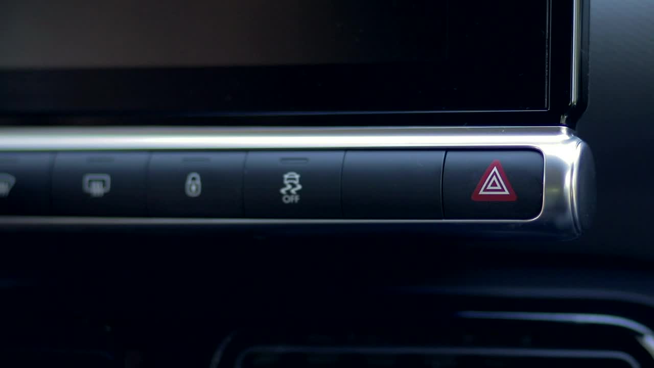 Stock Footage Woman Turning On Her Hazard Lights Live Wallpaper Free