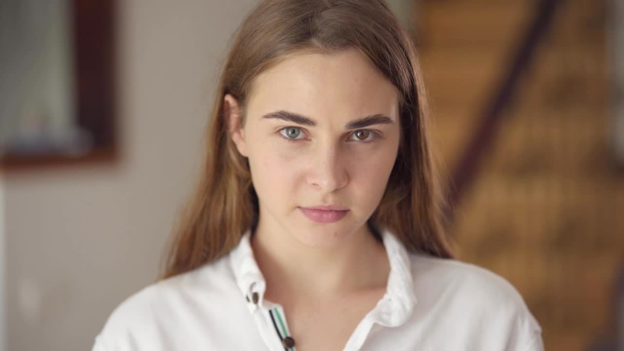 Stock Footage Young Woman Massages Temples To Help Headache Live Wallpaper Free