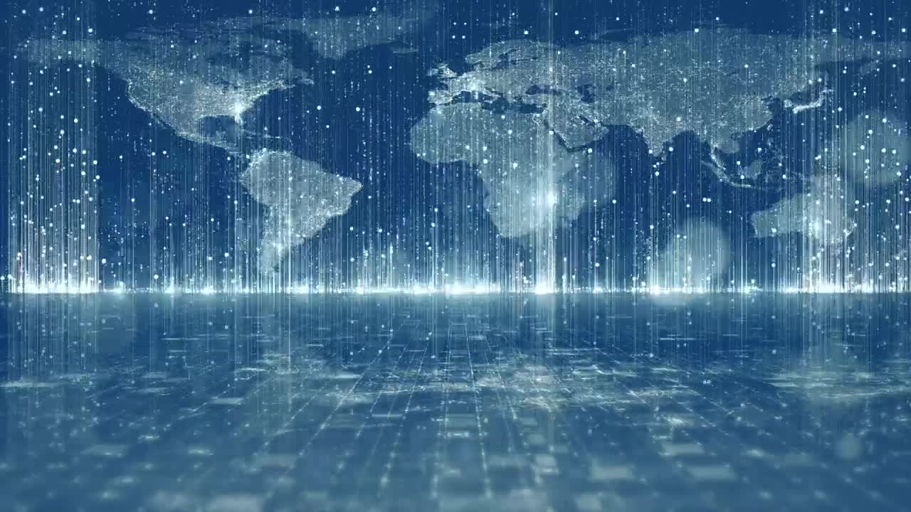 Stock Footage World Map In Digital Environment Live Wallpaper Free