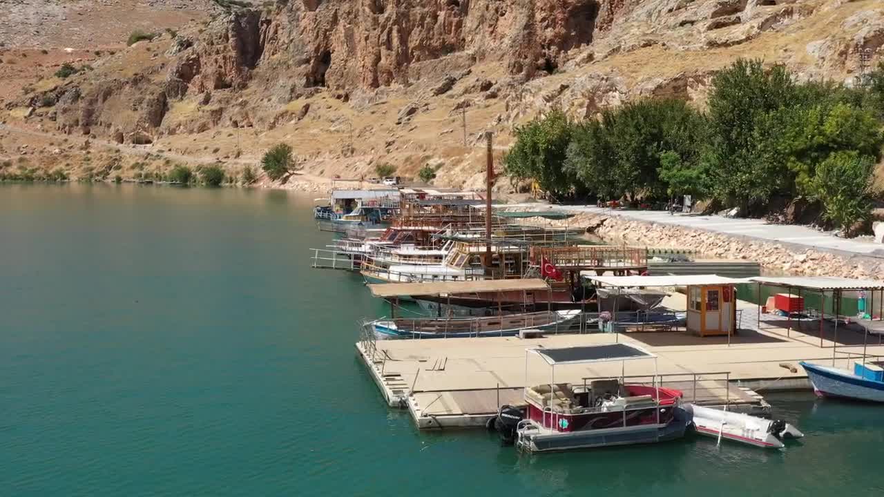 Stock Footage Wooden Boats Docked Along The Beach Live Wallpaper Free