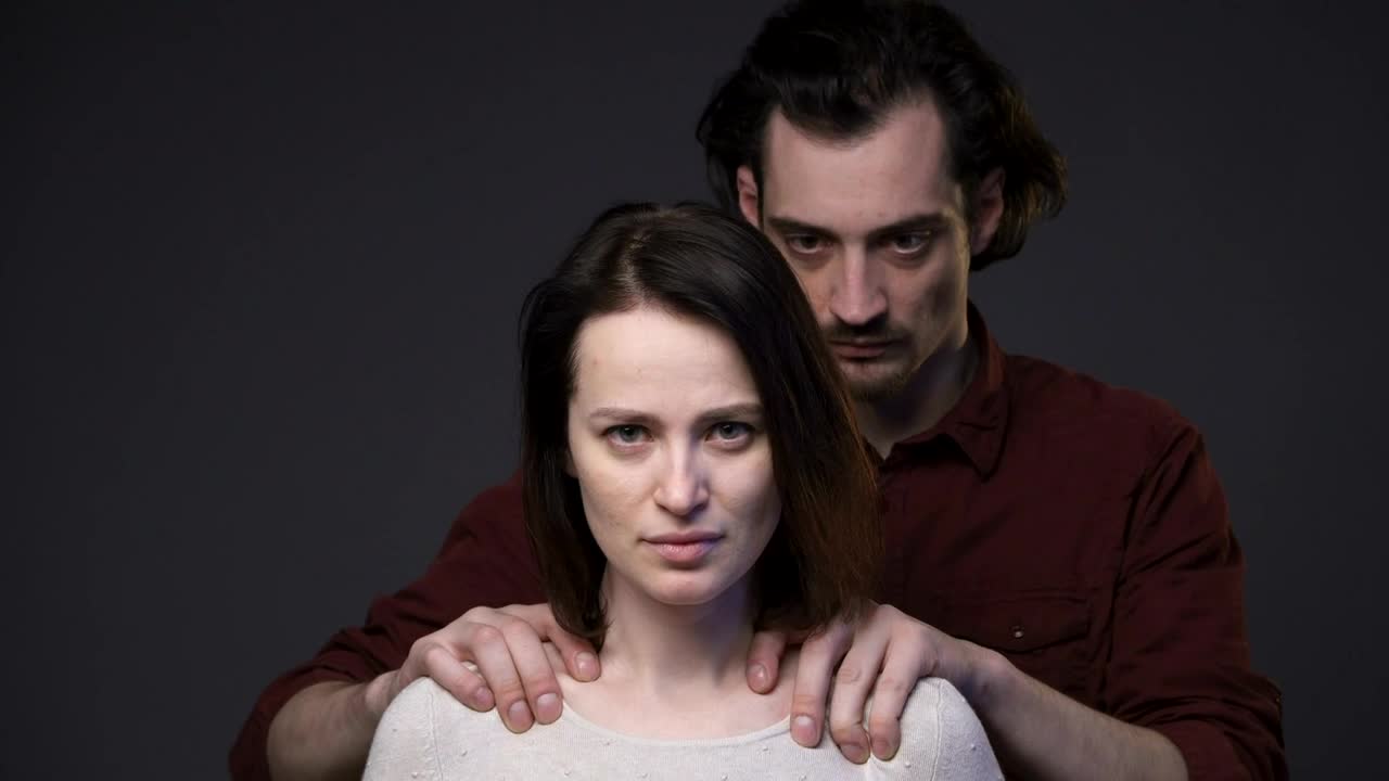 Stock Footage Woman Looking At The Camera In Fear Live Wallpaper Free