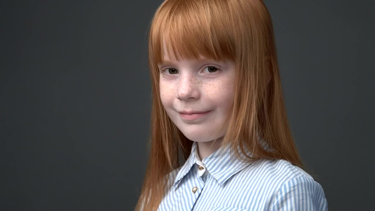 Stock Footage Young Girl Smiling Towards The Camera Live Wallpaper Free