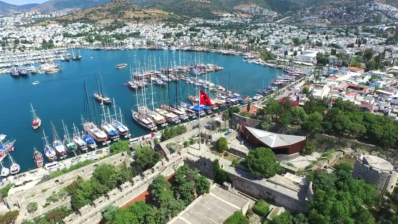 Stock Footage Yachts Dock And The City Live Wallpaper Free