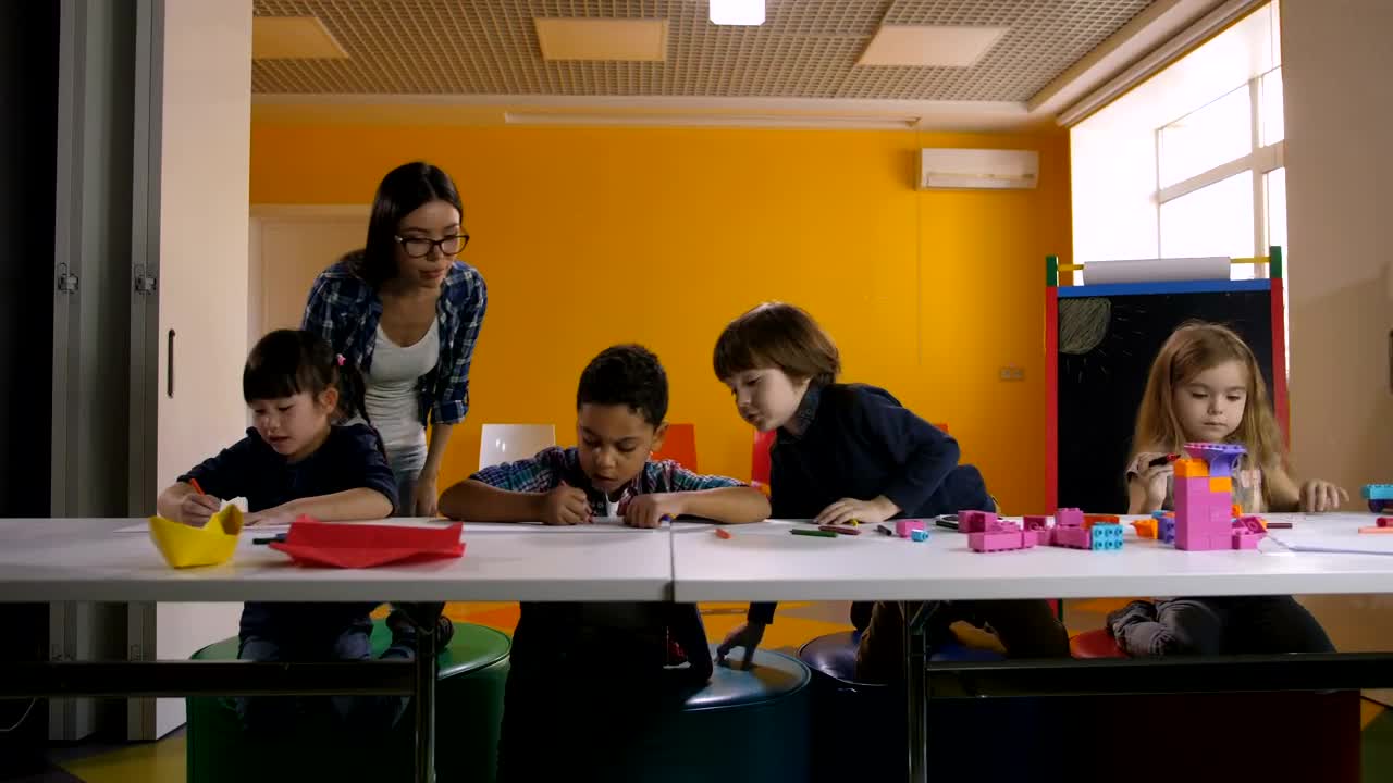 Stock Footage Young Children At School Live Wallpaper Free