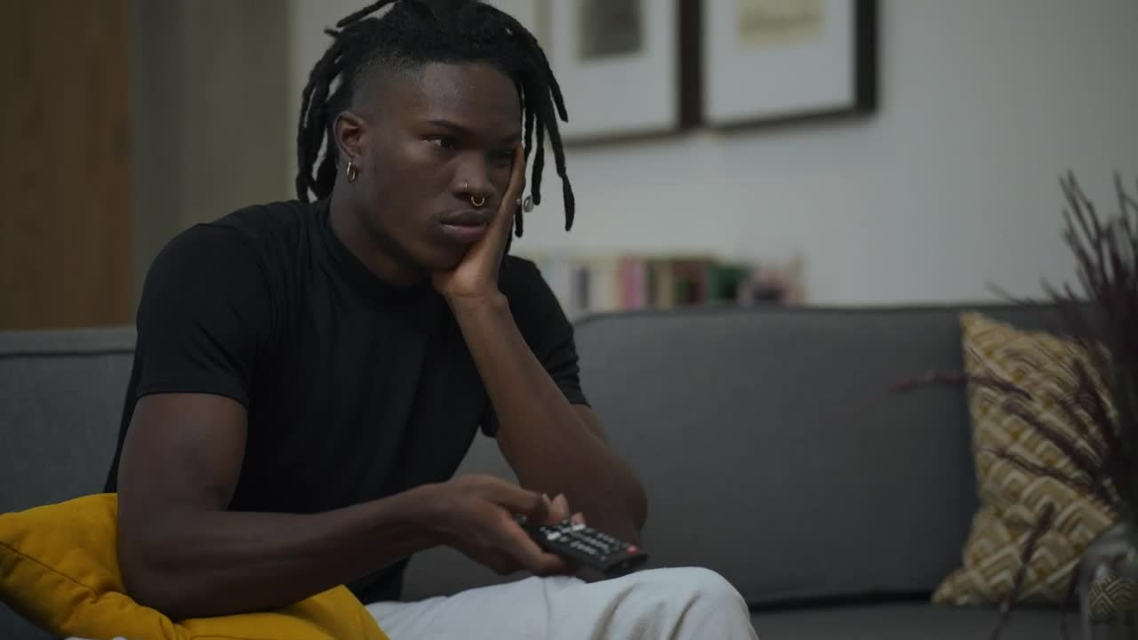 Stock Footage Young Man Upset And Frustrated Receiving A Message Live Wallpaper Free