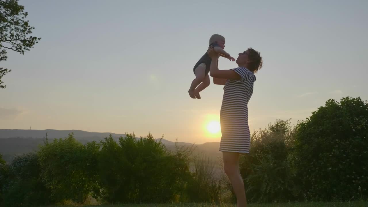 Stock Footage Young Mother And Her Baby Outside Live Wallpaper Free