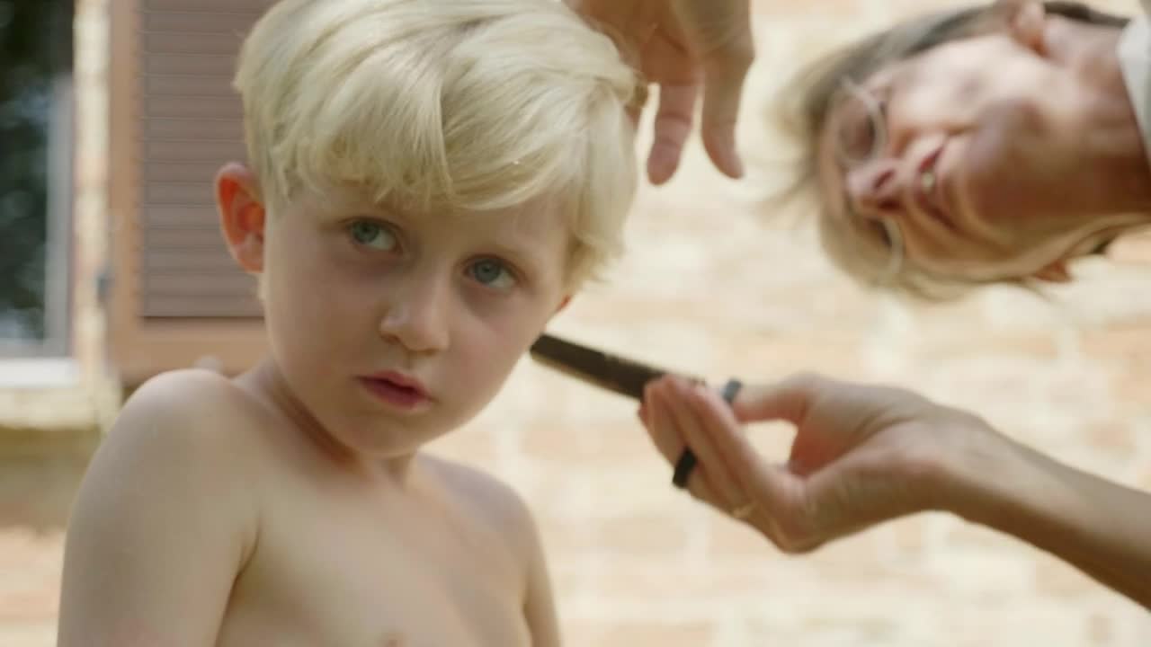 Stock Footage Young Man Having His Hair Cut Live Wallpaper Free