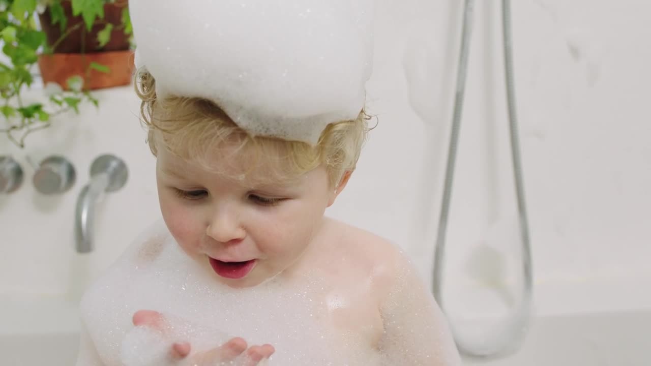 Stock Footage Young Boy Playing With Bubbles Live Wallpaper Free