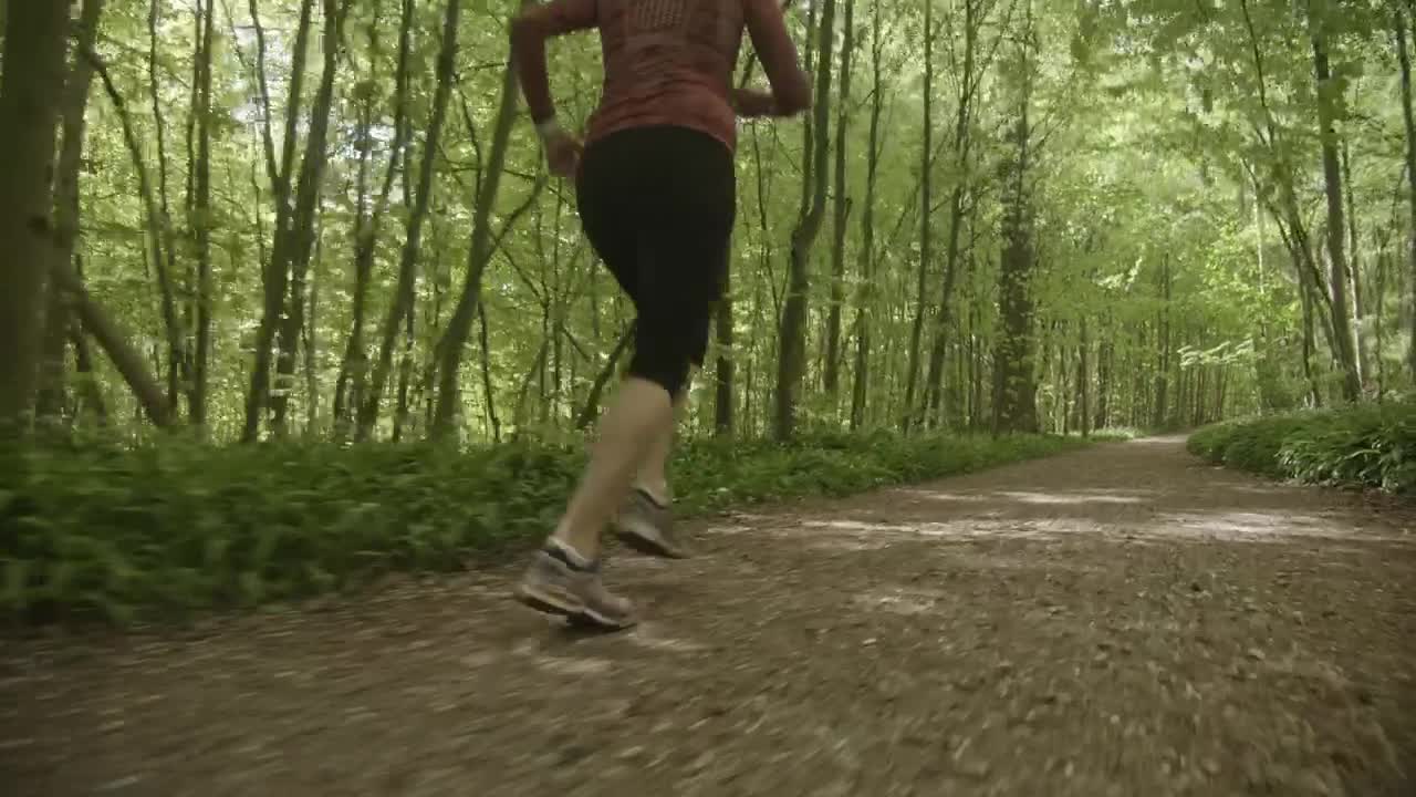 Stock Footage Woman Out For A Run Live Wallpaper Free