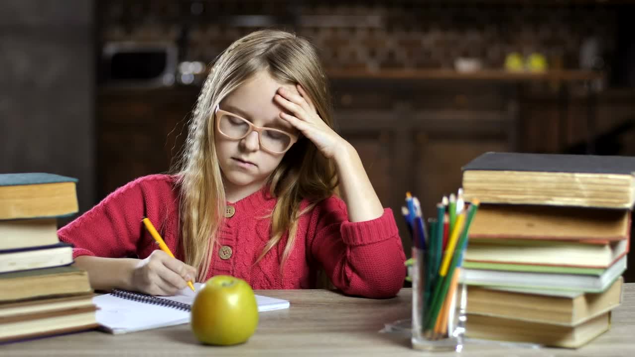 Stock Footage Young Girl With A Headache Live Wallpaper Free