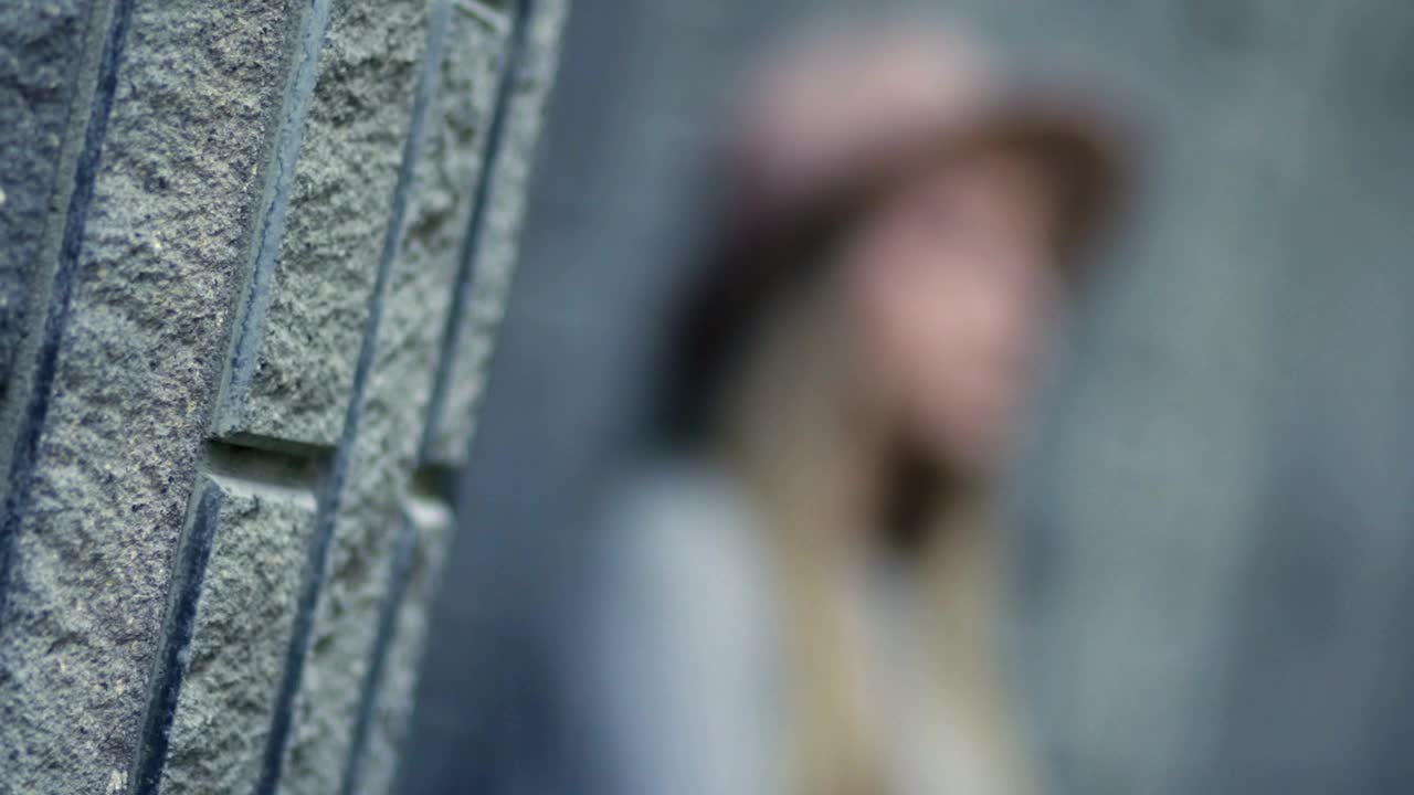 Stock Footage Woman Smoking A Cigarette Live Wallpaper Free