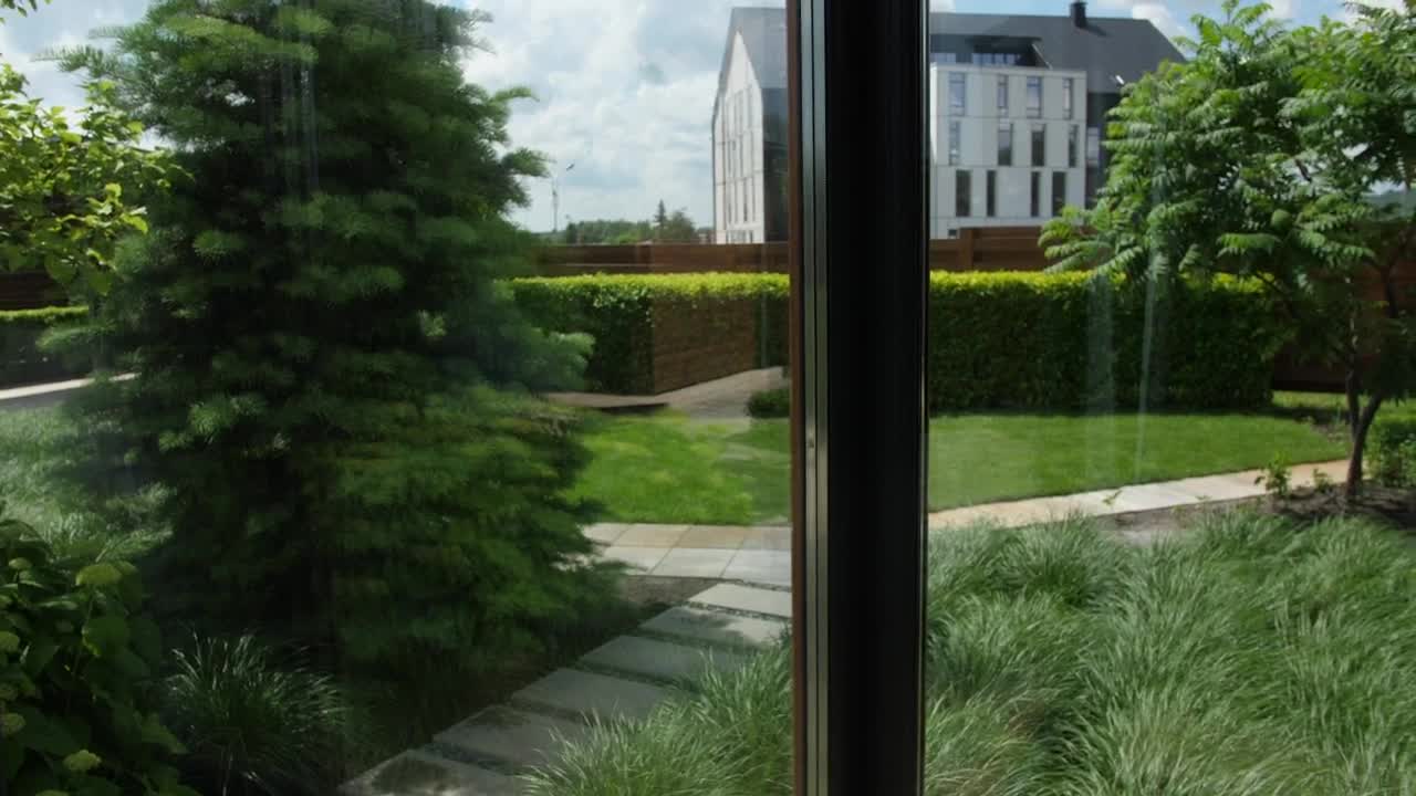 Stock Footage Woman Enjoying A Coffee Break Live Wallpaper Free