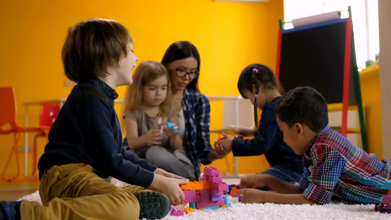 Stock Footage Young Children Playing Together Live Wallpaper Free