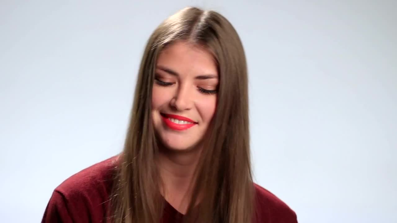 Stock Footage Woman Laughing At The Camera Live Wallpaper Free