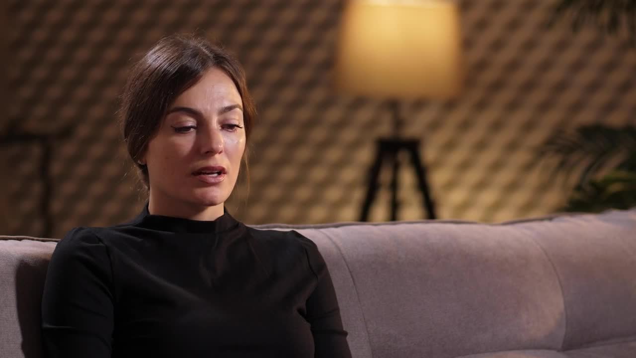 Stock Footage Woman Crying During Counselling Live Wallpaper Free