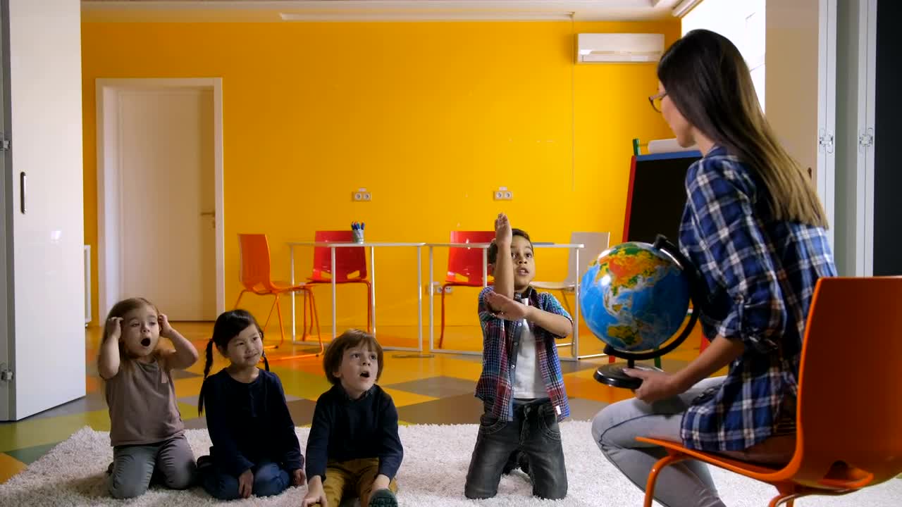 Stock Footage Young Students Learning Together Live Wallpaper Free