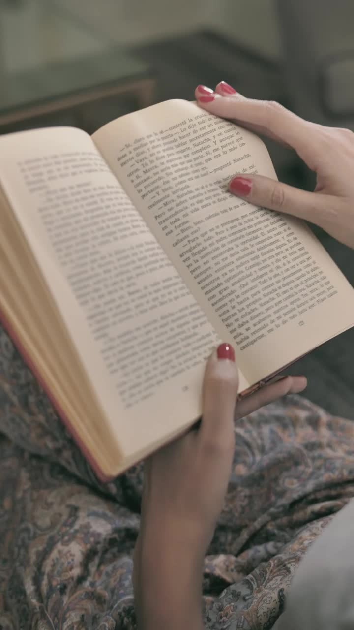 Stock Footage Woman Sitting Reading In Pajamas Live Wallpaper Free